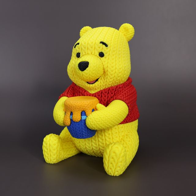 Winnie the Pooh tejido a crochet 3D