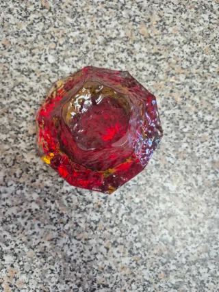 Scodella rossa Mandruzzato Murano