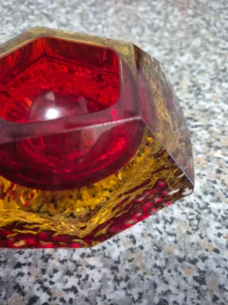 Scodella rossa Mandruzzato Murano