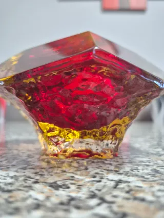 Scodella rossa Mandruzzato Murano