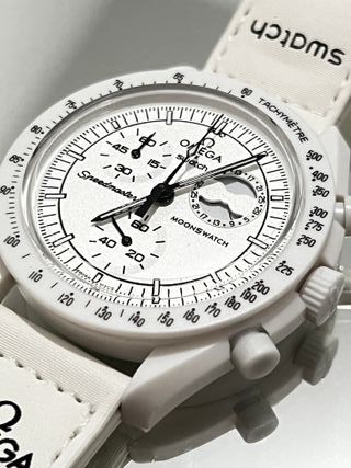 Omega Swatch Mission to the Moonwatch Blanco