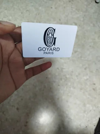 Tarjetero Goyard Verde