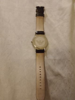 Reloj Emporio Armani Negro y Plateado