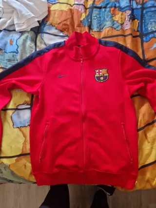 Sudadera Nike FC Barcelona Roja Talla M