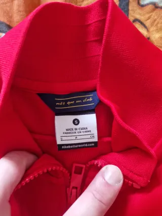 Sudadera Nike FC Barcelona Roja Talla M