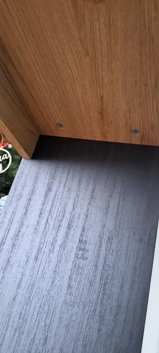 Estantería Skraut Home Negra y Madera