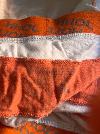 Calzoncillo John Holden Hombre Blanco Naranja