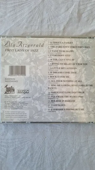 2 CDs Ella Fitzgerald: First Lady of Jazz y Vocal
