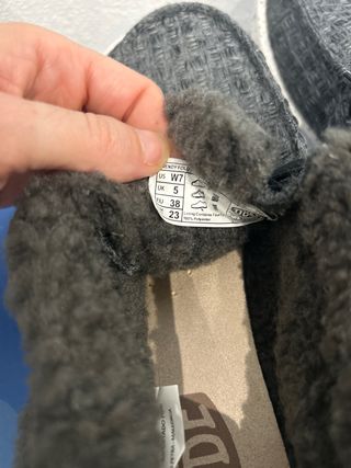 Scarpe Hey Dude grigie con interno caldo