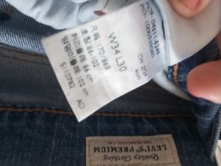 Pantalón Levi's Hombre Azul w34/L30