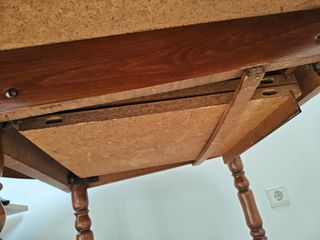 Mesa camilla redonda ampliable