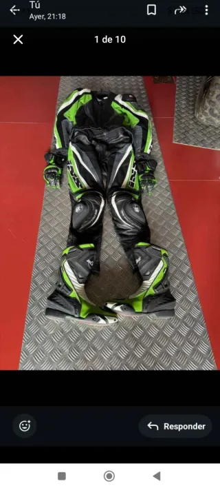 Mono de cuero 2 piezas Ixs