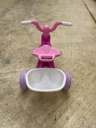 Triciclo infantil rosa con Minnie Mouse