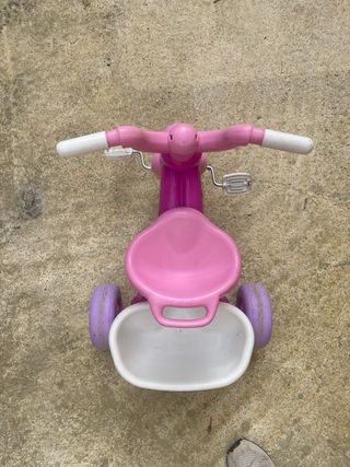 Triciclo infantil rosa con Minnie Mouse