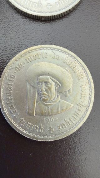 Lote 8 Moedas 5 Escudos 1960 Inf D. Henrique