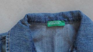 Cazadora vaquera niña Benetton 6-7 años y regalo