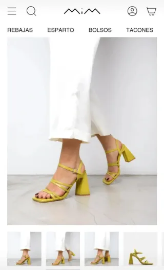 Sandalias Runi verde talla 37