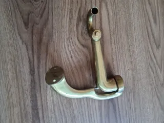 Antiguo Soporte gramófono latón His Master's Voice