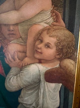 Cuadro Virgen con Niño y Ángeles