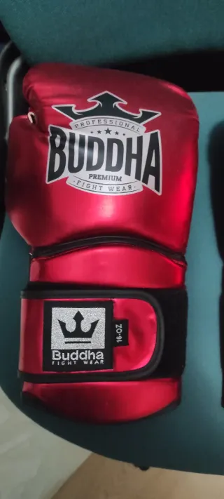 Guantes Boxeo Buddha 16-OZ Rojo