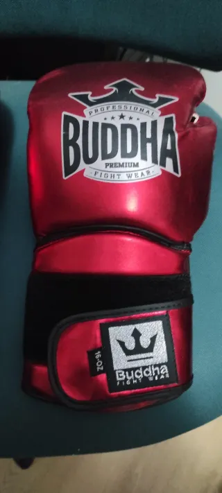 Guantes Boxeo Buddha 16-OZ Rojo