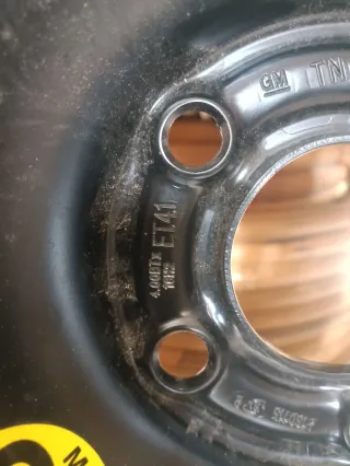 Rueda de repuesto GM / Opel tipo galleta