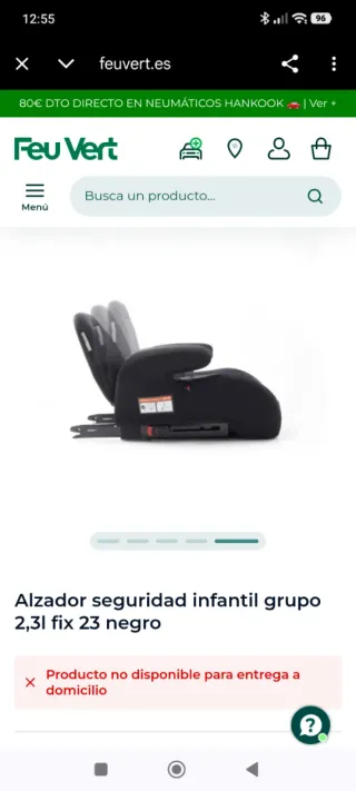 Alzador coche seguridad infantil grupo 2/3