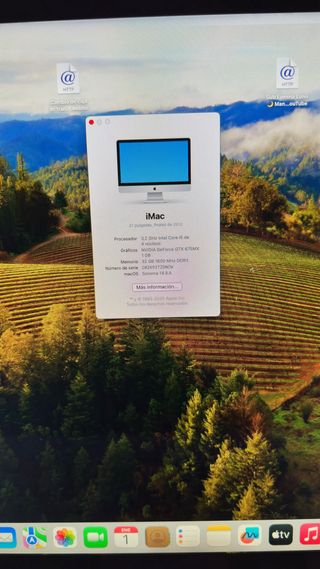 Imac 27 pulgadas 2012