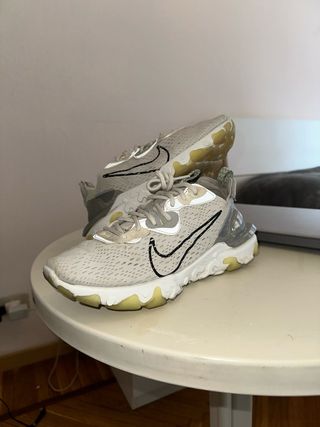 Scarpe Nike React 39 Beige/Grigio UOMO DONNA