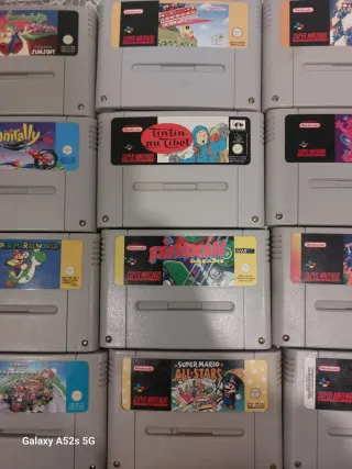 Lote  Juegos Super Nintendo SNES