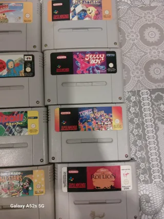 Lote  Juegos Super Nintendo SNES