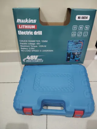 Taladro Percutor Inalámbrico con dos baterías incl