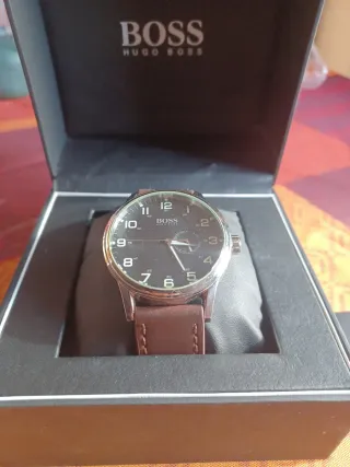 Reloj BOSS Hombre 1512723 Negro y Marrón