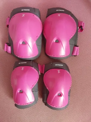 Casco rosa Btwin Kid Edition