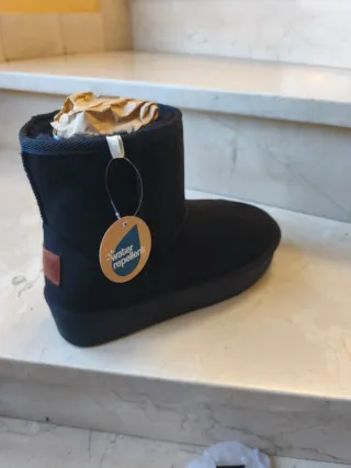 Botas negras mujer B&W Break & Walk