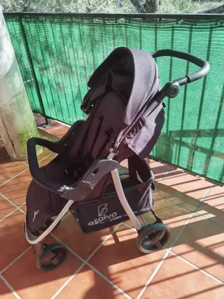 Carricoche / Carrito de bebé niño – Color negro