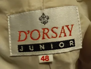 Vestido largo fiesta beige talla única