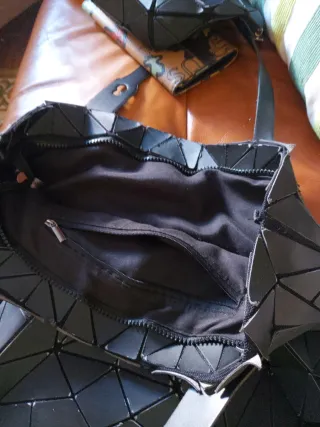 Set 2 Bolsos y Cartera Negro/Marrón