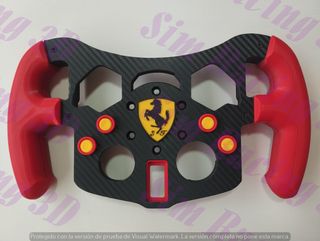 Mod f1 Logitech g29 g920 g923 3.1 Ferrari rojo
