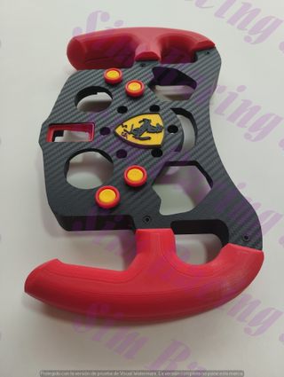 Mod f1 Logitech g29 g920 g923 3.1 Ferrari rojo