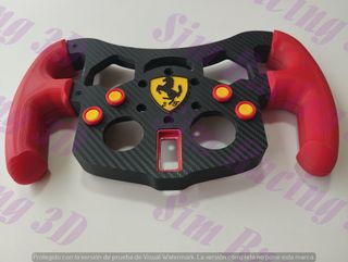 Mod f1 Logitech g29 g920 g923 3.1 Ferrari rojo