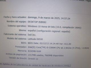 Dell Latitude E6530 i5 2.9GHz 8GB RAM 120GB SSD