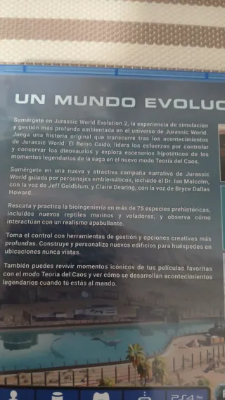 Jurassic World Evolution 2 para ps4