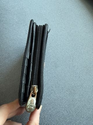Cartera de cuero  Mandarina Duck Negra GRATIS