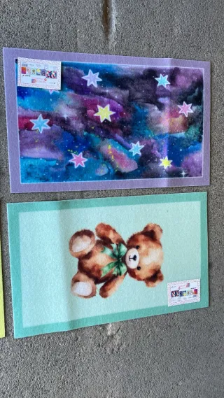 Tappeto cameretta orsetto e stelle