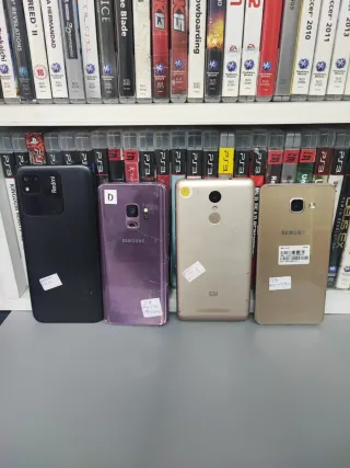 Samsung Galaxy A5, S9 y Xiaomi Redmi
