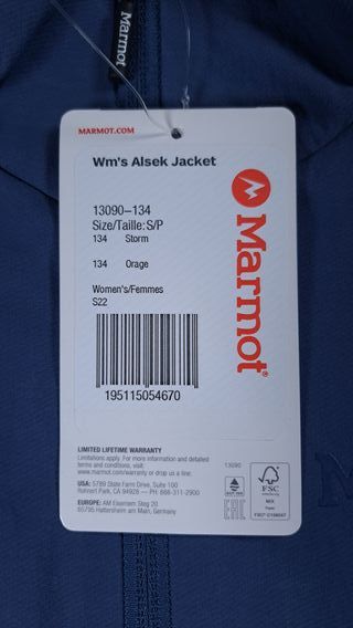 Chaqueta Softshell Marmot Mujer Talla S