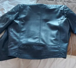 Cazadora Piel Caballero T-52 azulada