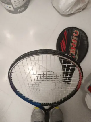 Raqueta de tenis Rex con funda