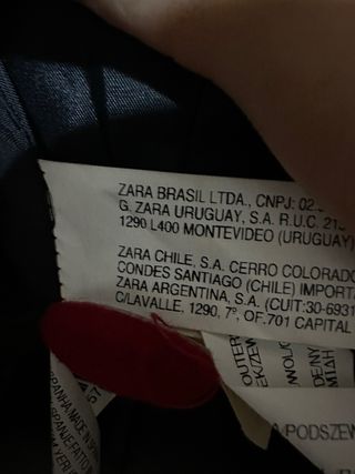 Chaqueta Zara Roja